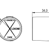 Loxone Zählerinterface IR Air Maßzeichnung