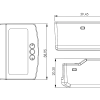 Loxone Nano 2 Relay Tree Maßzeichnung