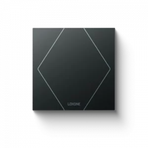 Loxone Touch Pure Air Anthrazit Draufsicht