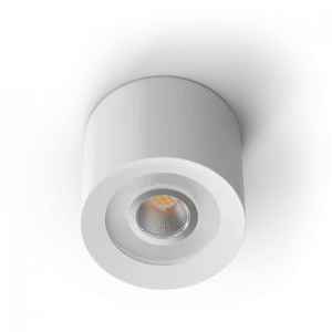 Loxone LED Aufbauspot RGBW Tree Weiß 3D-Ansicht