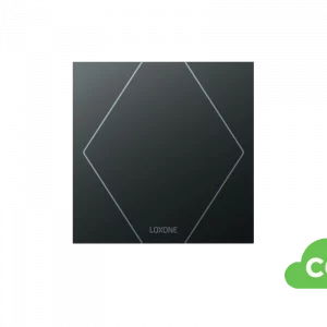 Loxone Touch Pure CO2 Tree Anthrazit Draufsicht