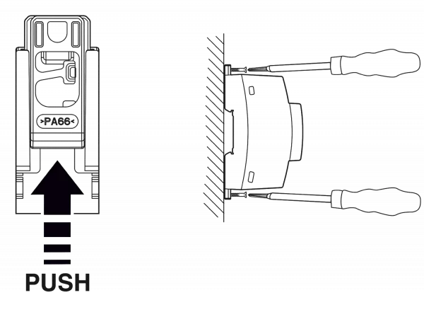 Phoenix Contact - Stromversorgung STEP3 24V/5A Montage Schaubild