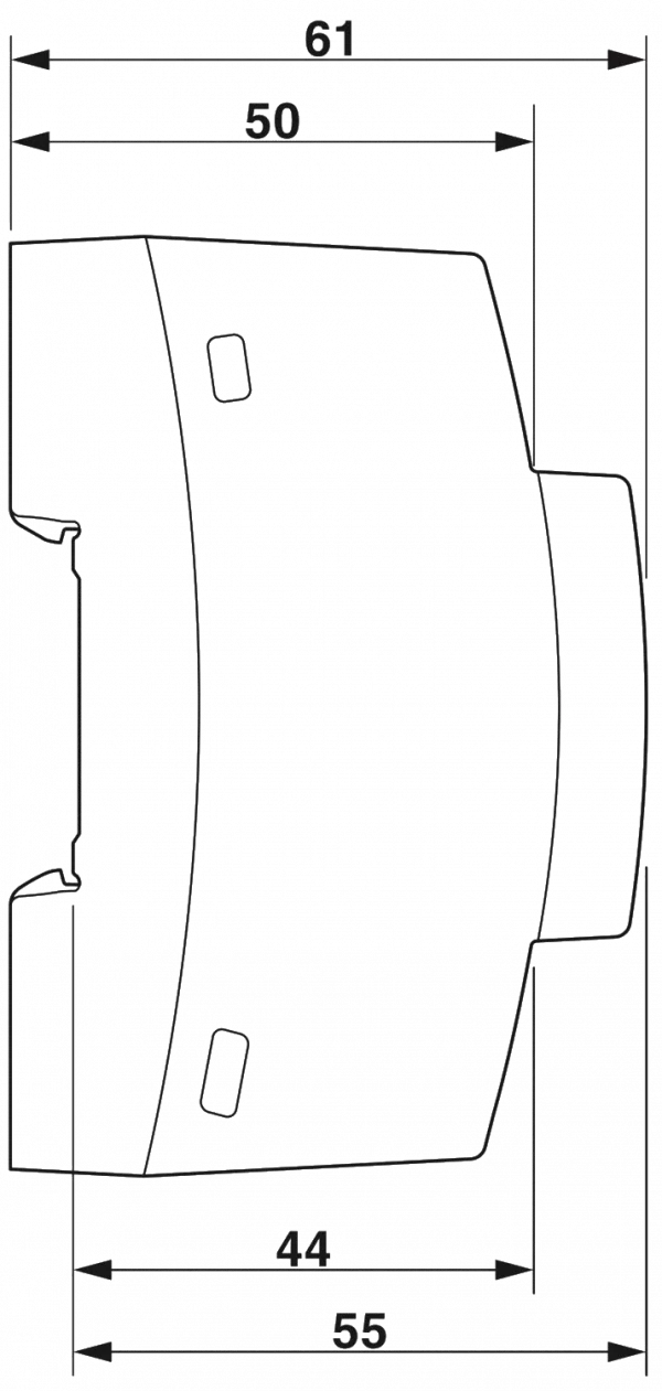 Phoenix Contact - Stromversorgung STEP3 24V/2,5A Maßzeichnung
