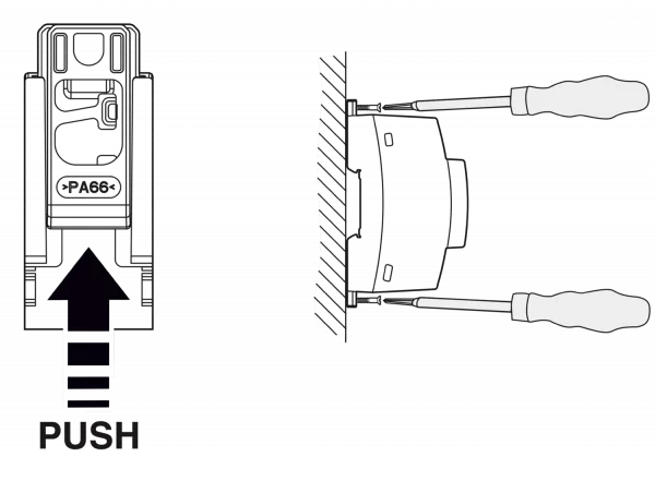 Phoenix Contact - Stromversorgung STEP3 24V/0,63A Montage Schaubild
