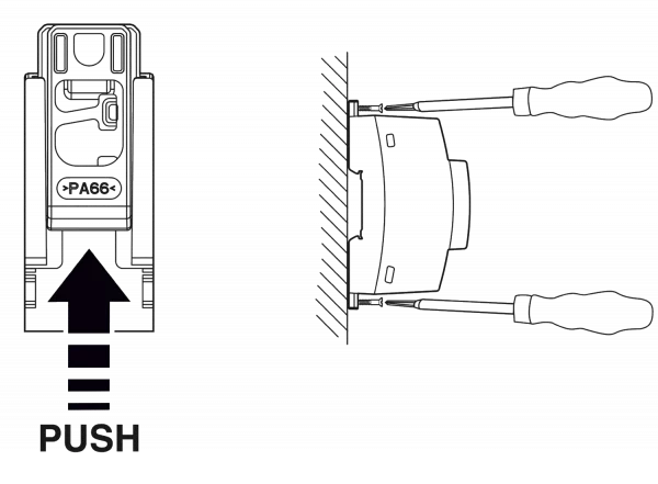 Phoenix Contact - Stromversorgung STEP3 24V/4A Montage Schaubild