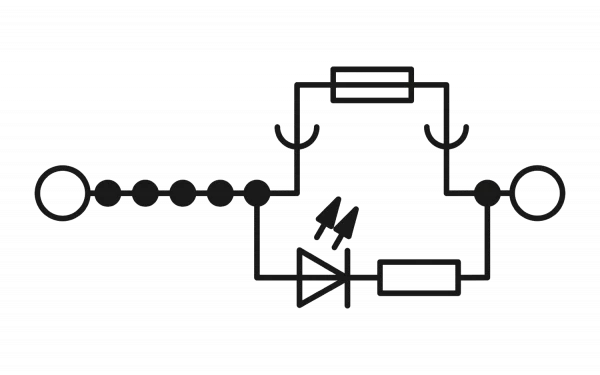 Phoenix Contact - Sicherungsreihenklemme Schaltbild
