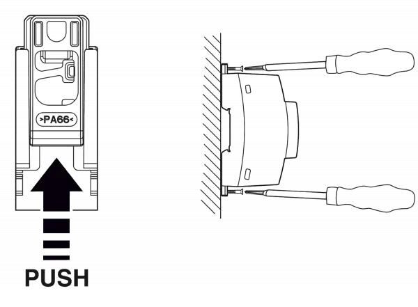 Phoenix Contact - Stromversorgung STEP3 24V/3,75A Montage Schaubild