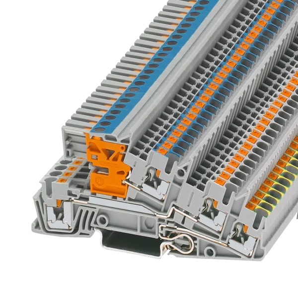 Phoenix Contact - Installations-Etagen-Schutzleiterklemme 2,5mm² für N-Schiene 3D-Ansicht