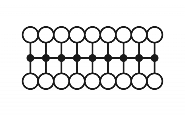 Phoenix-Contact - Verteilerblock, 18 Anschlüsse Schaltbild