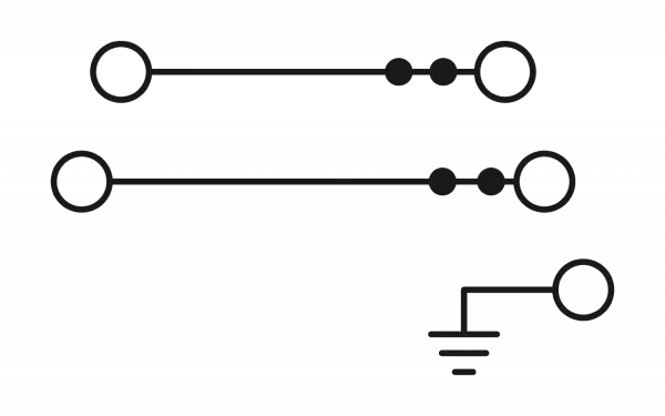 Phoenix Contact - Installations-Etagen-Schutzleiterklemme 2,5mm² Schaltbild