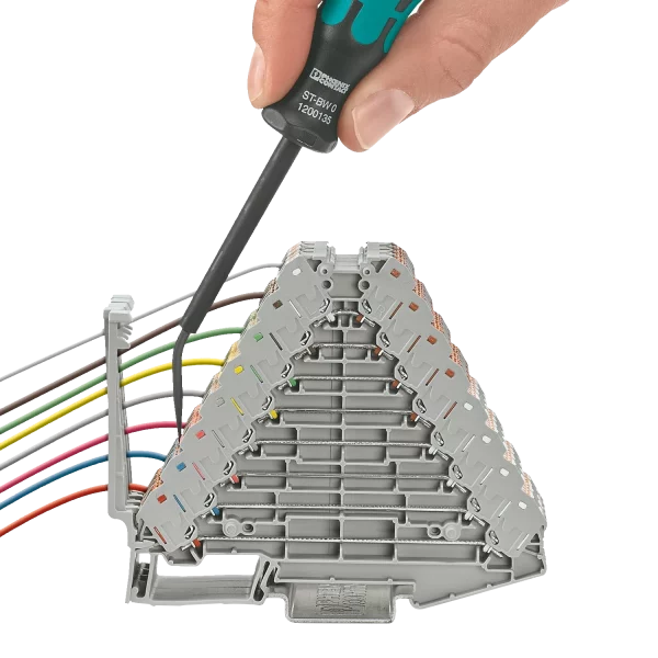 Betätigungswerkzeug, für alle 2,5 mm² - 4,0 mm² Zugfedern von Phoenix Contact mit Rangierverteiler