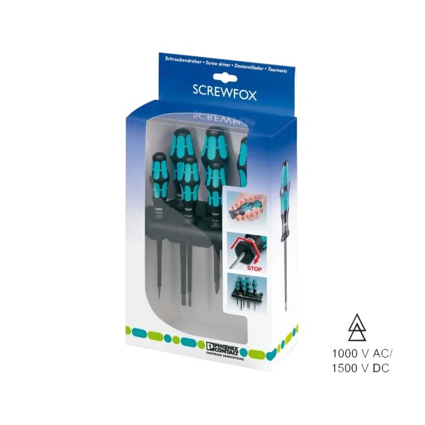 Schraubendreher-Set VDE von Phoenix Contact in Verpackung