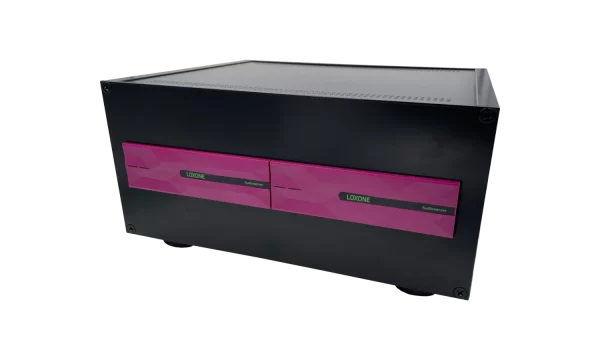 Aluminiumgehäuse hochwertig für Loxone Audioserver 3D-Ansicht