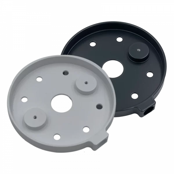 Aufputzgehäuse weiß und anthrazit Abschluss für Loxone Präsenzmelder